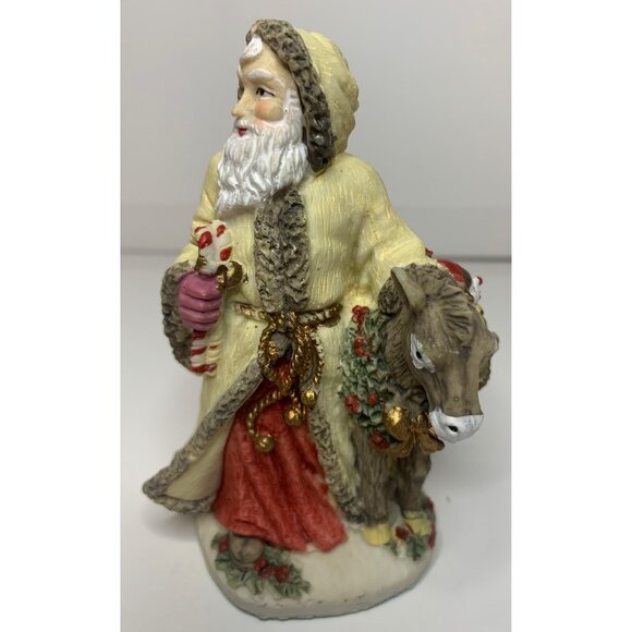 Vtg The International Santa Claus Collection Samichlaus Switzerland Donkey 1992 - Picture 3 of 5